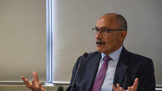 Former Defence Force chief Sir Jerry Mateparae addresses Operation Burnham inquiry. (Photo / Boris Jancic)