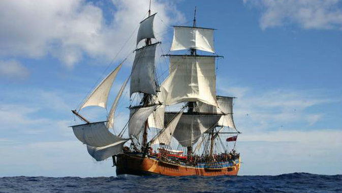 The replica Endeavour. Photo / File