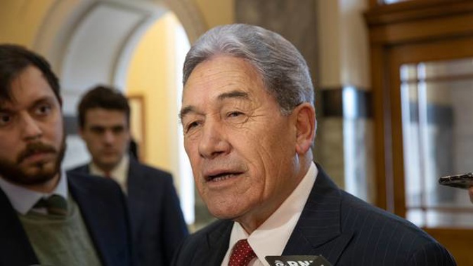 Acting Prime Minister Winston Peters said it would have to be "one extraordinarily high benchmark" for the Government to get involved in Ihumātao. (Photo / Mark Mitchell)