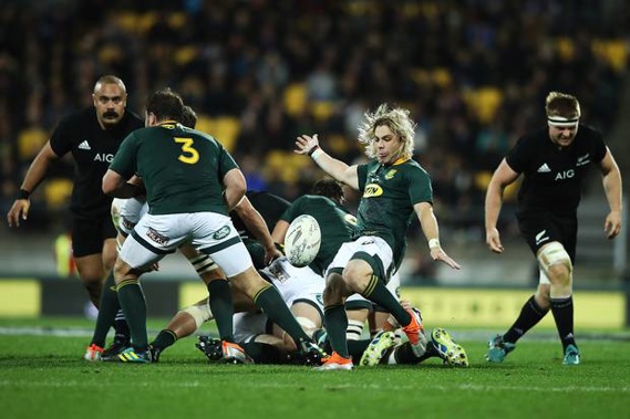 Faf de Klerk will play an important role against the All Blacks. (Photo / Getty Images)