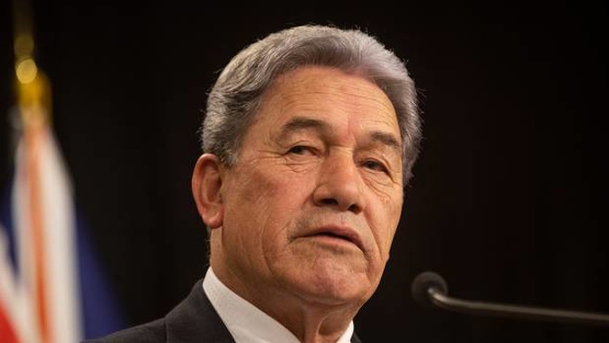 On the day that marked two years since the last election, Winston Peters spoke positively of the New Zealand's economy while taking aim at the opposition. (Photo / File)