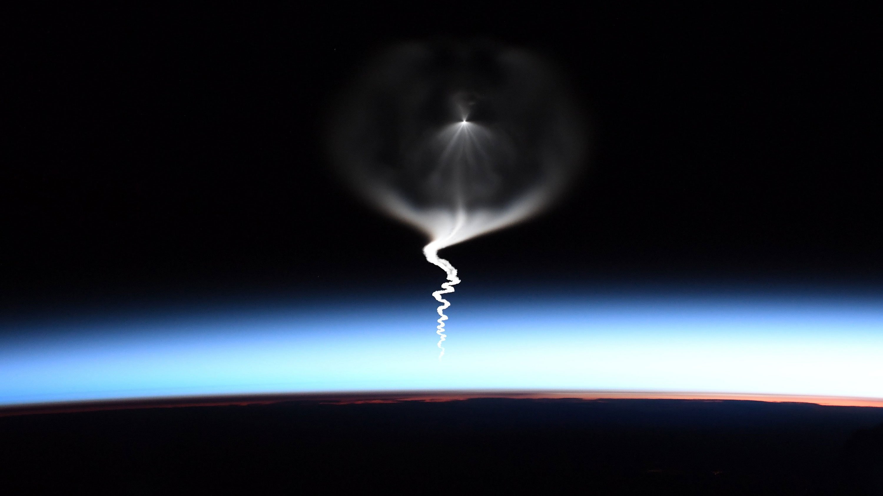 This is the jaw-dropping picture that NASA astronaut Christina Koch snapped Wednesday from her privileged position at the International Space Station. (Photo / Supplied)