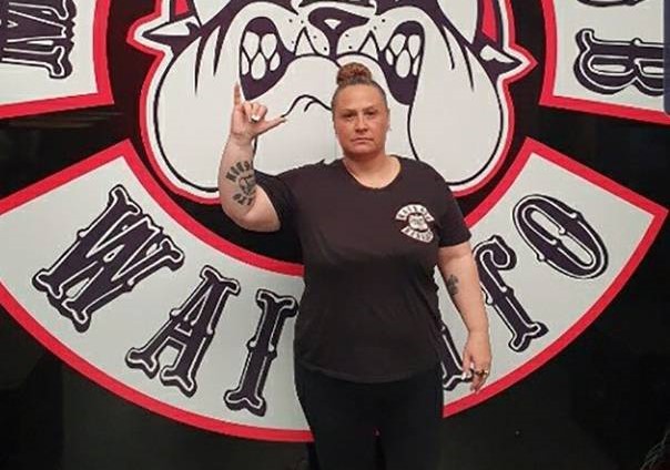 Paula Ormsby will lead Mongrel Mob Wāhine Toa, the first women's chapter which is part of the Waikato-based Mongrel Mob Kingdom. (Photo / Supplied)