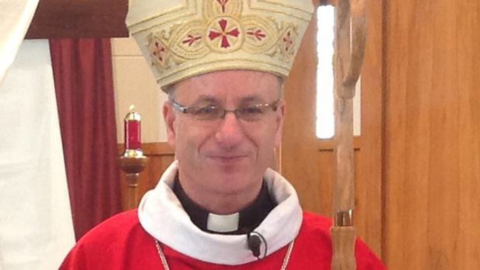 Bishop Charles Drennan pictured in Dannevirke in 2015. His resignation has been accepted by Pope Francis. (Photo / File)