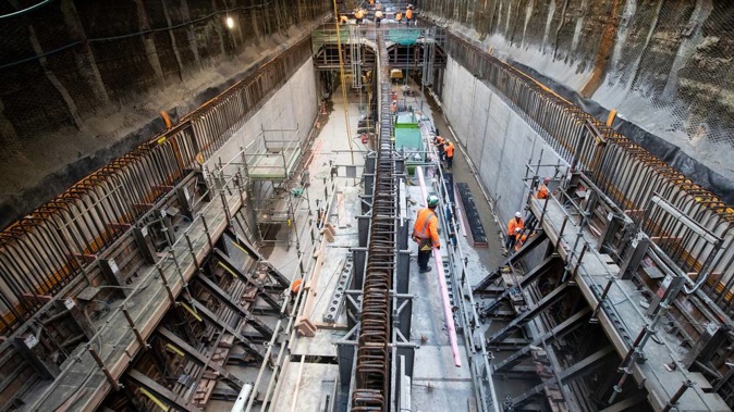 The City Rail Link has caused long-running disruption in the central city. (Photo / File)