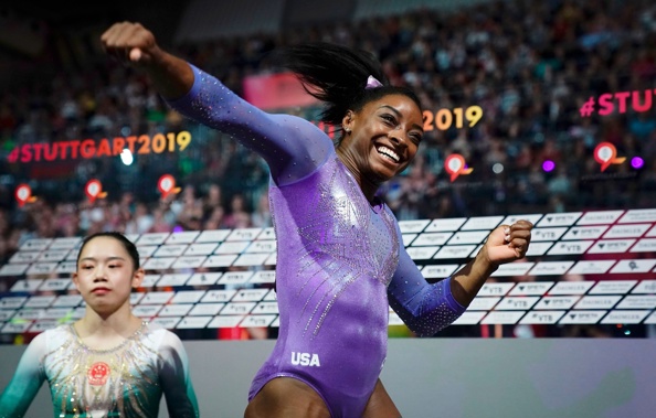 Simone Biles has won more World Championship medals than any other gymnast. (Photo / Getty)