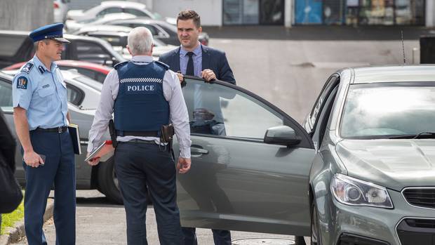 Acting Eastern District Commander Iain Chapman, right, says they're getting information on the shooting from all different sources. Photo / File