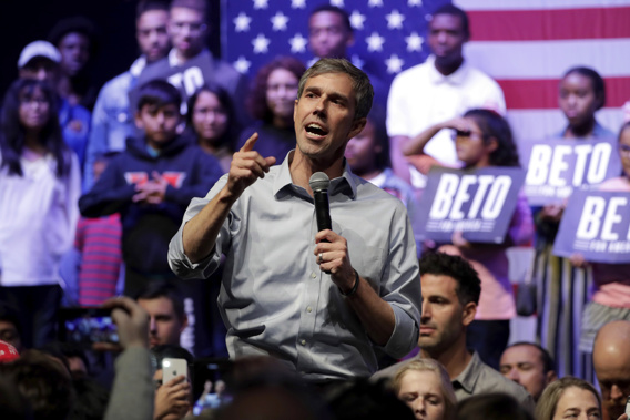 But O'Rourke has struggled to gain momentum on the campaign trail. Photo / AP