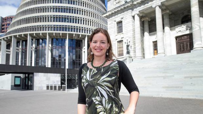 Associate Transport Minister Julie Anne Genter announced changes to the driver licensing regime today. (Photo / Mark Mitchell)