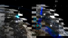 An artist's rendering of the MethaneSAT satellite.