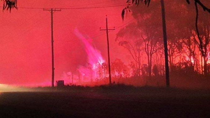 A Kerikeri resident has come up close to the wildfire. (Photo / BIG4 Colonial Holiday Park)