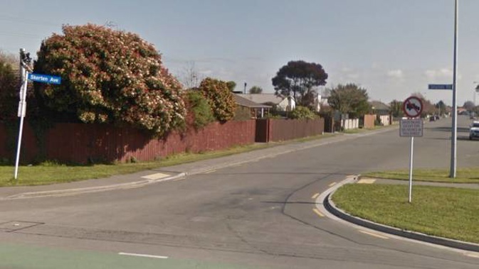 A man died following an assault in Skerten Ave in Christchurch last night. (Photo / Google)