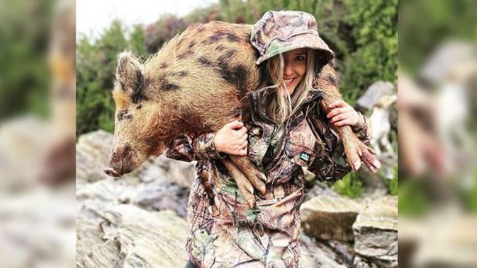 Mum-of-three Lucy Jaine, from Wanaka, wishes more people were as connected to nature and where their food comes from as her children are. (Photo / Instagram)