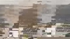 A tornado has injured one person and blown out windows in Christchurch. (Photo / YouTube)