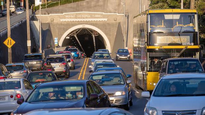 The Let's Get Wellington Moving transport plans includes a second Mount Victoria tunnel, but construction would not begin until at least 2030. Photograph / Mark Mitchell