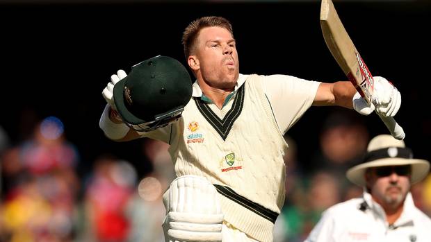 Australia's David Warner. Photo / AP