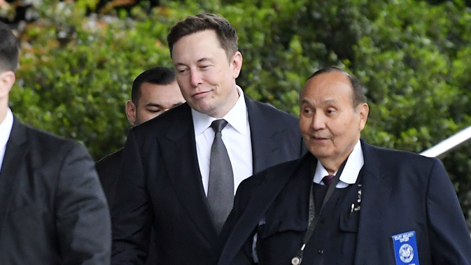 Elon Musk is on trial for defamation over a tweet sent during the Thai cave rescue. (Photo / AP)
