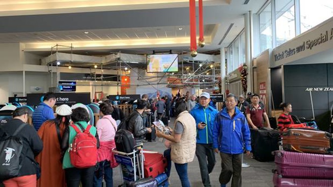 Travellers at Queenstown Airport are facing delays. (Photo / Supplied)