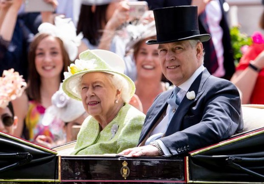 Queen Elizabeth II and Prince Andrew. (Photo / Getty Images)