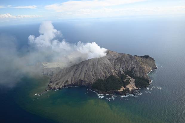 White Island, as it appeared after the eruption. Photo / George Novak
