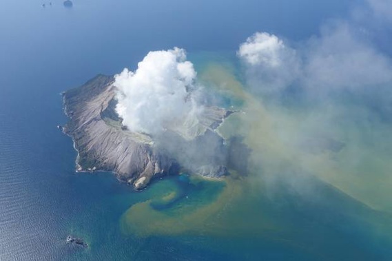 White Island shortly after the eruption. Photo / White Island Flights