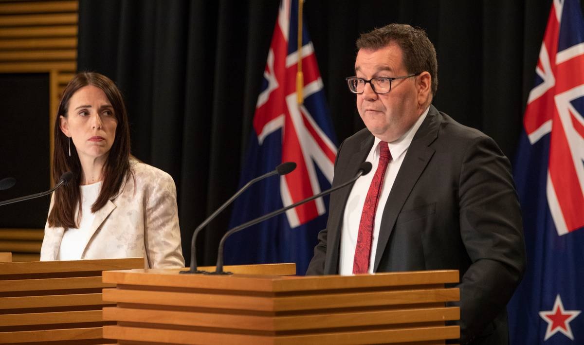 Jacinda Ardern and Grant Robertson. (Photo / NZ Herald)