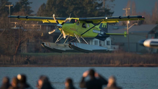 A fully electric commercial plane has completed a test flight in Canada in what operators have called a "world first" for the aviation industry. (Photo / Getty)