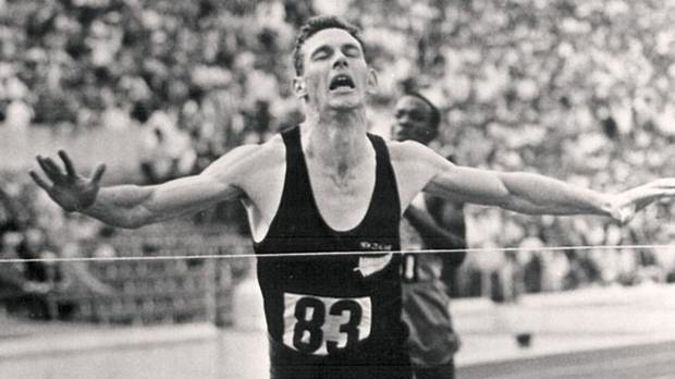 Peter Snell winning gold for the 800m. Photo / File