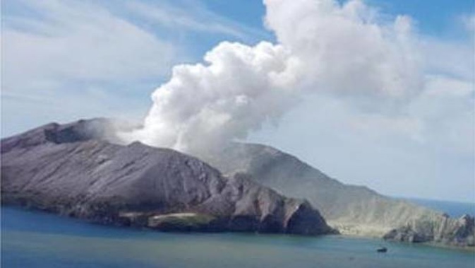 The eruption that claimed 15 lives. (Photo / RNZ)