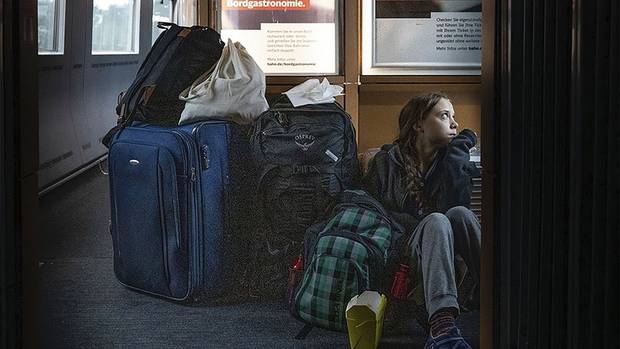 Controversy over Thunberg's 'overcrowded' train photo