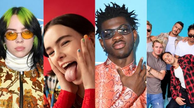 Kiwi music giants Benee and Six60 joined Billie Eilish and Lil Nas X at the top of the local charts. (Photo / Getty Images)