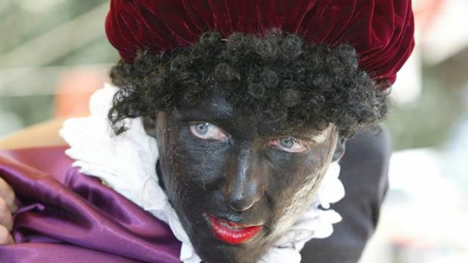 Black Pete at a Tauranga Dutch community Christmas event in 2007. Christchurch's Dutch community plans to continue the tradition. Photo / Bay of Plenty Times