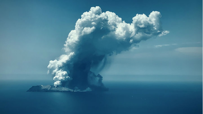 White Island shortly after the eruption. (Photo / White Island Flights)