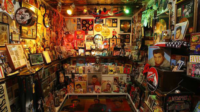 Hawera's legendary Elvis Museum. (Photo / Tracey Grant)