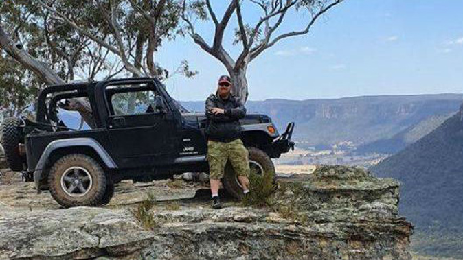 Chris Cozad, 43, from Sydney, became the 16th person to die after the eruption when he succumbed to his injuries on December 14. Photo / Supplied