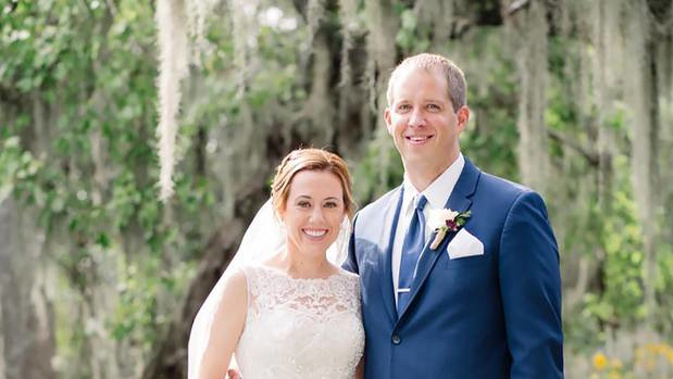 Richmond, Virginia, couple Lauren and Matthew Urey on their wedding day. Photo / Instagram