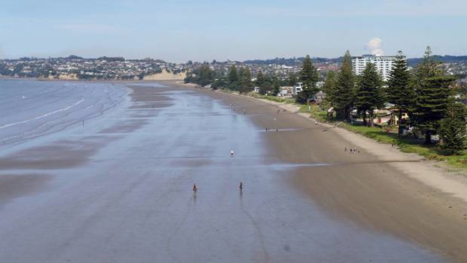 Orewa Beach was closed on Christmas Day following sightings of a 2m shark two days in a row. Photo / File