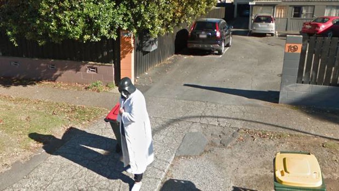 The snap was captured in May 2018 outside Your Home Away From Home accommodation. Photo / Google Maps