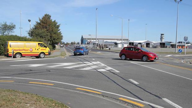 The Intersection of Orchard and Wairakei Roads near Christchurch International Airport. Photo / File