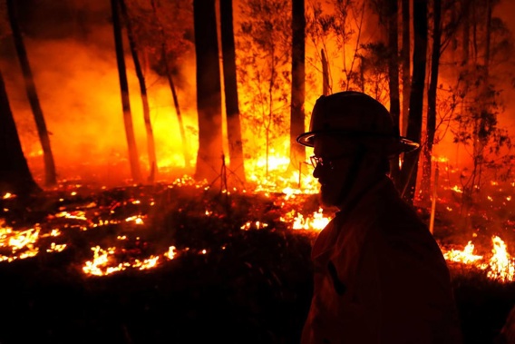 Wildfires continue to burn out of control in Australia. (Photo / Getty)