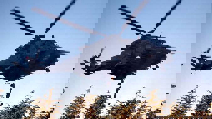 Three NH90 helicopters are being deployed.