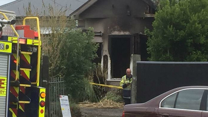 The house is described as looking like a shell. (Photo / Newstalk ZB)