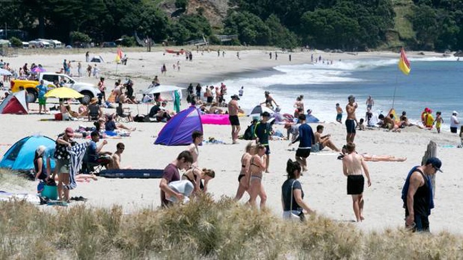 Vodafone staff can now spend the end of their working weeks at the beach. (Photo / NZ Herald)