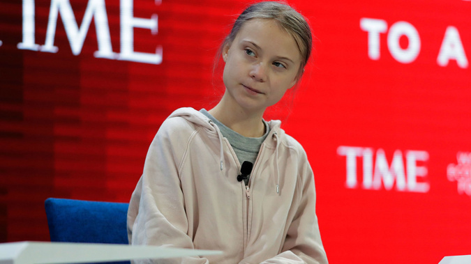 Greta Thunberg took the stage at the World Economic Forum this week. (Photo / AP)