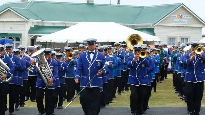 Ratana brass band. Photo / Bevan Conley