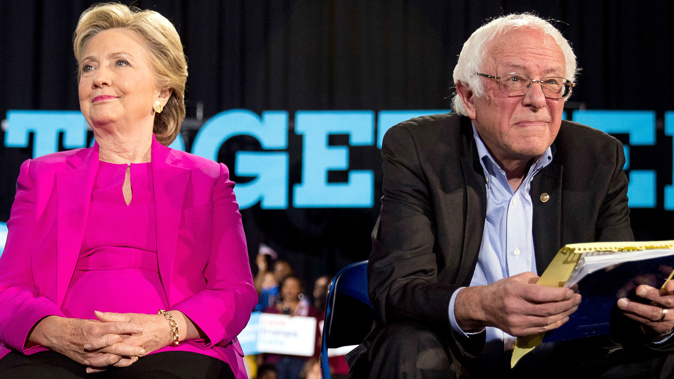 Hillary Clinton said that she will support the Democratic Party's eventual presidential nominee, even if its Bernie Sanders. (Photo / AP)