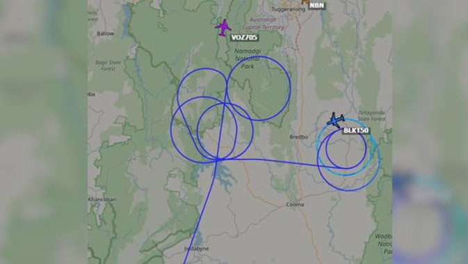 The New South Wales Rural Fire Service is investigating reports of a "serious incident" involving an air tanker. Photo / Suppied