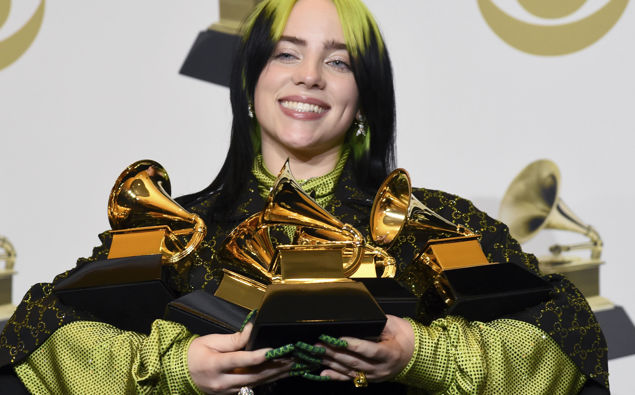 Billie Eilish. (Photo / AP)