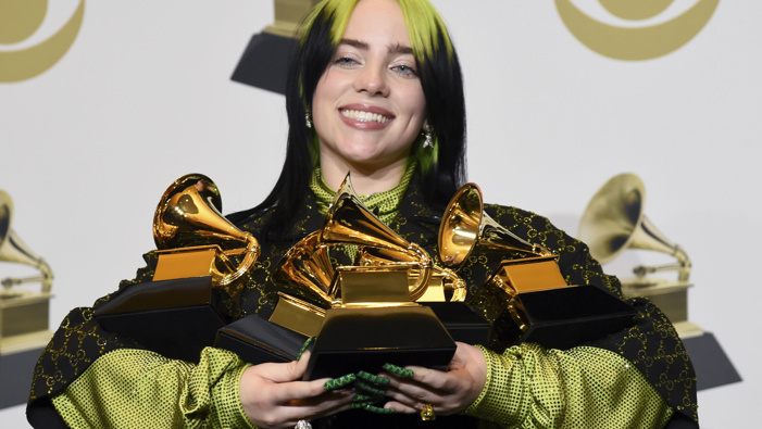 Billie Eilish. (Photo / AP)