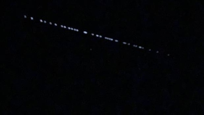 Residents across New Zealand spotted these lights tonight. Photo / Stu McPherson